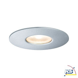 Paulmann House Recessed luminaire IP44 silver, 4,4W, 34, 530lm, 3000K