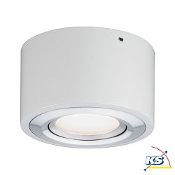 LED Deckenleuchte ARGUN, schwenkbar, Wei matt / Alu gebrstet, 1-flammig, 1x 4.8W 3000K 475lm