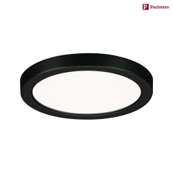 LED Einbau-Panel AREO VariFit ON-OFF, IP44/20, rund,  11.8cm, schaltbar, 8W 4000K 550lm, schwarz matt