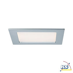 Lumire encastre QUALITY PREMIUM PANEL LED angulaire IP44, chrom mat  780lm 2700K 110 110