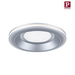 Lumire encastre SORMUS rond, lot de 1 IP65, chrom mat  6,5W 560lm 3000K 100 100 CRI >80