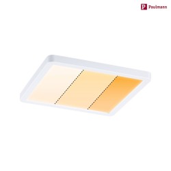 LED Einbau-Panel AREO VariFit DTW, IP44/20, eckig, 17.5cm, 15W 4000/3000/2000K 1200lm, Dim-to-Warm (3-stufig), wei matt