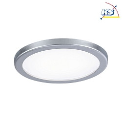 LED Einbau-Panel AREO VariFit ON-OFF, IP44/20, rund,  11.8cm, schaltbar, 8W 4000K 550lm, chrom matt