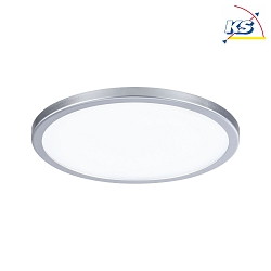 LED Recessed Panel AERO VariFit, round, IP44,  17.5cm, 15W 4000K, chrome matt