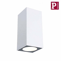 LED Auenwandleuchte FLAME, Up&Down, IP44, 2x3.5W 3000K 2x260lm 75, Aluminium, Signalwei