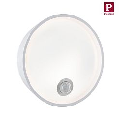 outdoor wall luminaire PLATOMO with motion detector LED IP44, white