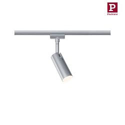 Faretto monofase URAIL TUBO LED IP20, cromo opaco dimmerabile