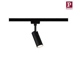 Faretto monofase URAIL TUBO LED IP20, nero opaco dimmerabile