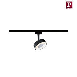 1-phase spot URAIL CIRCLE LED IP20, black matt