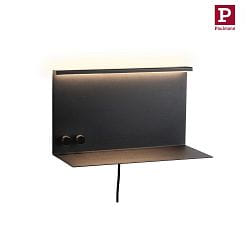 Luminaire mural JARINA LED IP20, noir gradable