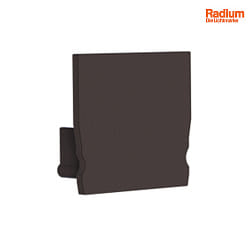 Endkappe fr Radium Aluminium U-Profil SMALL U, Kunststoff, Schwarz