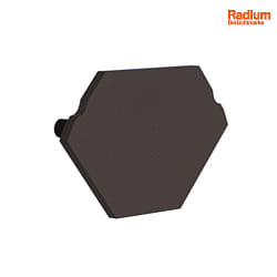 Endkappe fr Radium Aluminium Eck-Profil SMALL CORNER, Kunststoff, Schwarz