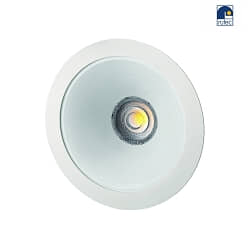 Downlight CYRA M ECO REFIT contrlable par DALI IP20, couvert de poudre, blanche gradable