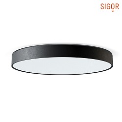 surface luminaire DISC IP20, black dimmable