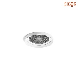 Plafonnier encastr NIVO 111 rigide IP30, blanche gradable