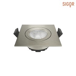 Luce da incasso DILED angolare IP20, acciaio dimmerabile 6W 370lm 2700K 45 45 CRI 95