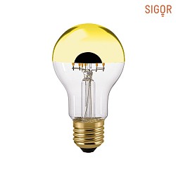 LED Kopfspiegellampe NORMALE E27 7W 2700K 600lm IP20 dimmbar, gold