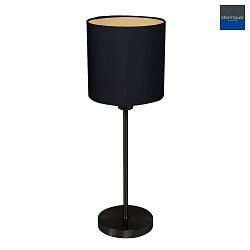 Lampe de table NOOR  1 flamme E27 IP20, noir gradable