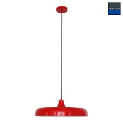 Luci a sospesione KRISIP Gi, 1-Lampadina, piatto E27 IP20, Rosso dimmerabile