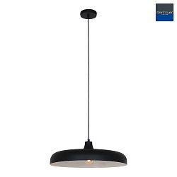 Luci a sospesione KRISIP Gi, 1-Lampadina, piatto E27 IP20, Nero opaco dimmerabile