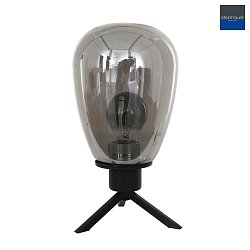 Lampada da tavolo REFLEXION -  15CM 1-Lampadina, alto, con interruttore, con spina E27 IP20, Nero opaco 