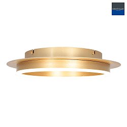 ceiling luminaire RINGLUX 1 flame IP20, gold dimmable