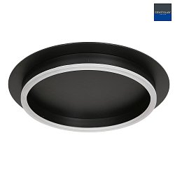ceiling luminaire RINGLUX 1 flame IP20, black dimmable
