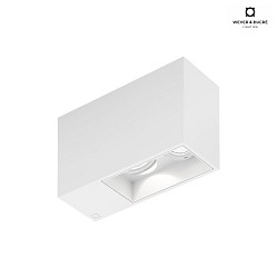 Plafoniera PLANO 2.0 - LED 2-Lampadine, rotazione cardanica IP20, opaco, bianco traffico dimmerabile