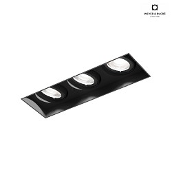 Apparecchio da incasso a soffitto STRANGE PETIT TRIMLESS 3.0 angolare, a filo, rotazione cardanica IP20, opaco