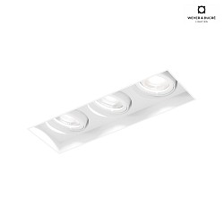 Apparecchio da incasso a soffitto STRANGE PETIT TRIMLESS 3.0 angolare, a filo, rotazione cardanica IP20, opaco