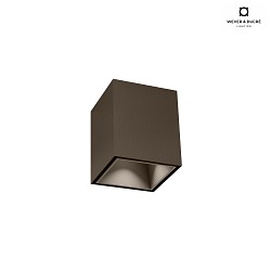 LED Aufbau-Downlight BOX MINI 1.0, IP20, 7x7cm, 230V, CRi >90, dimmbar, 2700K 30, bronze