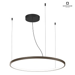 Luminaire  suspension KUJO 3.0 1 voie, forme de l'anneau IP20, bronze gradable