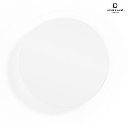 Lampada da parete MILES 3.0 ROUND IP20, bianco dimmerabile