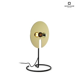 Lampe de table MIRRO TABLE 1.0 petit, avec variateur  cordon E27 IP20, or gradable