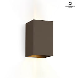 Luminaire mural dextrieur BOX 4.0 haut bas, rglable IP65, bronze gradable