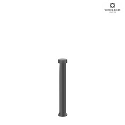 outdoor luminaire GATE 2.0 2 flames, round, without socket IP65, anthracite dimmable