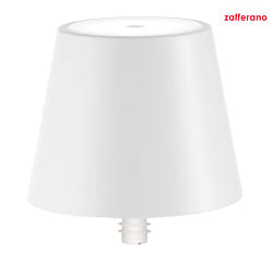 Lampe rechargeable POLDINA STOPPER IP54, blanc mat gradable