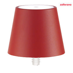 Lampe rechargeable POLDINA STOPPER IP54, rouge gradable