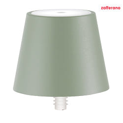 Lampe rechargeable POLDINA STOPPER IP54, vert sauge gradable
