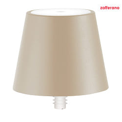 Lampe rechargeable POLDINA STOPPER IP54, couleur sable gradable