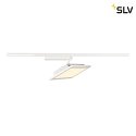 SLV 1-Phasen LED Flächen-Strahler PANEL TRACK, Eckig, 15x30cm, 230V / 450mA, 18W 3000K 1800lm, CRi >90, Weiß