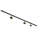 1-phase spot NOBLO® SPOT round, set of 3 IP20, black dimmable
