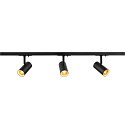 1-phase spot NOBLO® SPOT round, set of 3 IP20, black dimmable