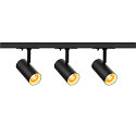 1-phase spot NOBLO® SPOT round, set of 3 IP20, black dimmable