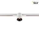 SLV spot FIXT-IT! round, built-in version, suitable for VDU workstation IP20, black, white, lacquered dimmable