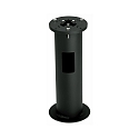 Ground piece Type No. 0011, for Pedestal and Mast lights, with Ø 23cm flange, cast alu black