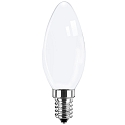 LED Filament lamp candle E14, 2,5W, 250lm, 2700K warmwhite, 300°, glass opal