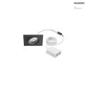 recessed luminaire ABACO SQUARE swivelling, DALI controllable, Dim-To-Warm IP44