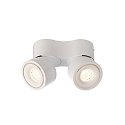 LED ceiling luminaire UNI II MINI DOUBLE, 14W 3000K 980lm 33°, dimmable, white