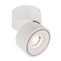 LED ceiling luminaire UNI II, 9W 3000K 670lm 35°, dimmable, white